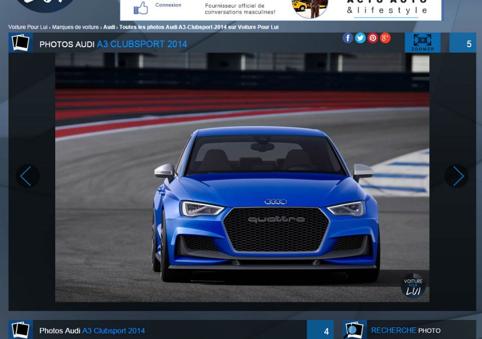 L’Audi A3 Clubsport : sensations fortes garanties !