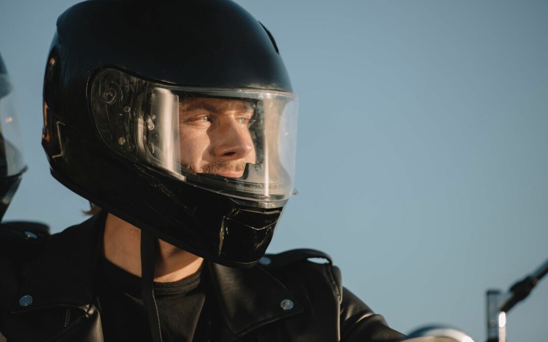 What is the average life expectancy of a motorcycle helmet?