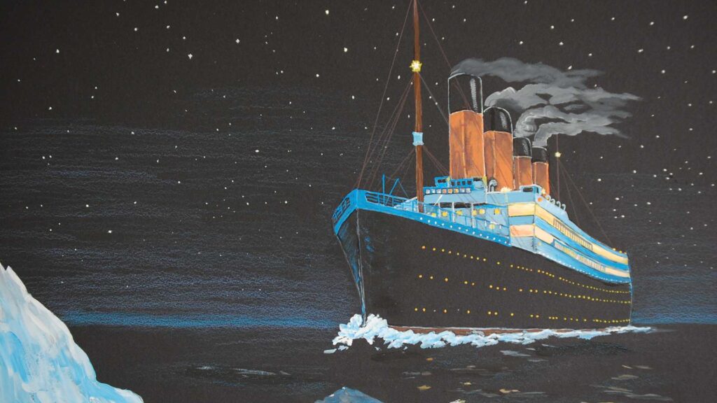 représentation du titanic