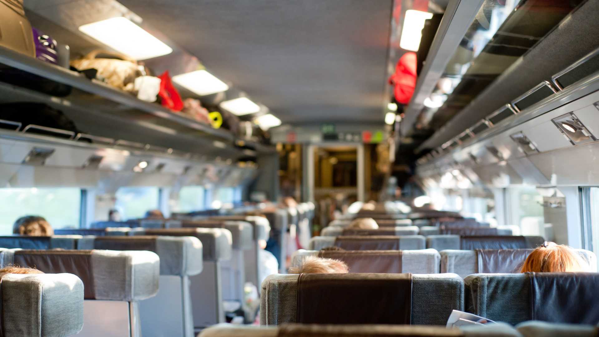 Intérieur d'un train